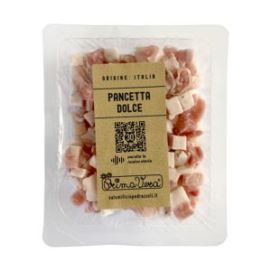 Pancetta Dolce Cuburi ECO, 100g