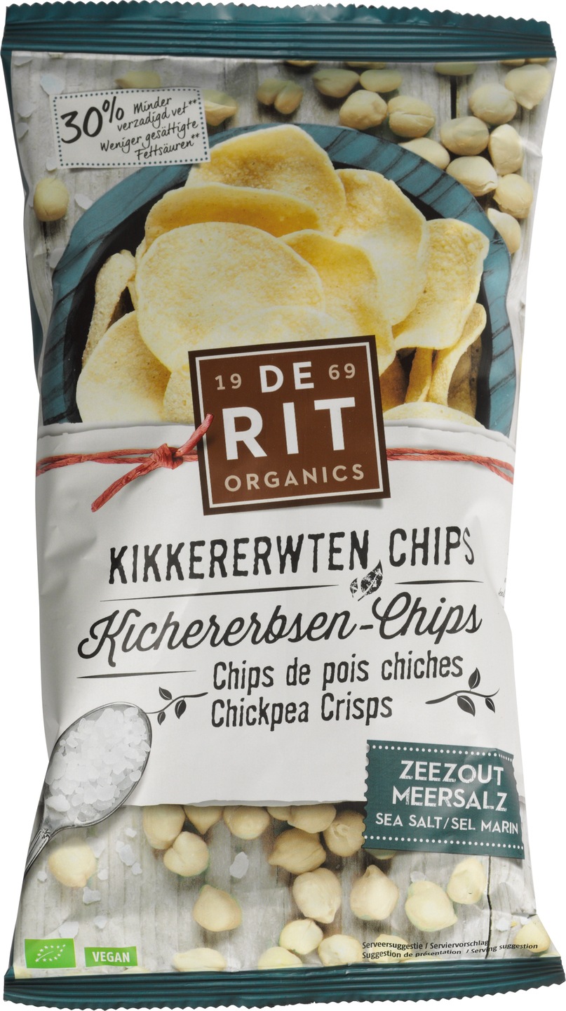 Chipsuri de Năut cu Sare de Mare ECO, 75g