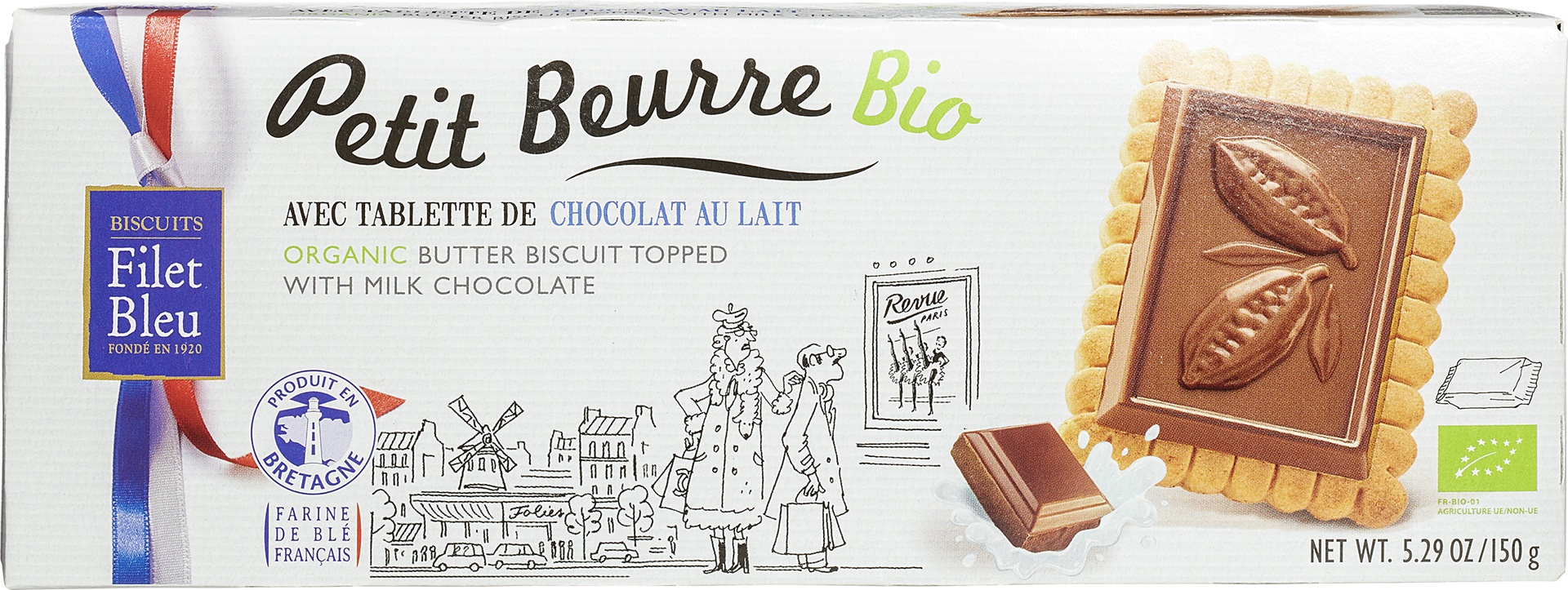 Biscuiți cu Unt și Ciocolată ECO, 150g