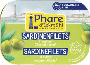 File de Sardine în Ulei de Măsline Bio, 100g