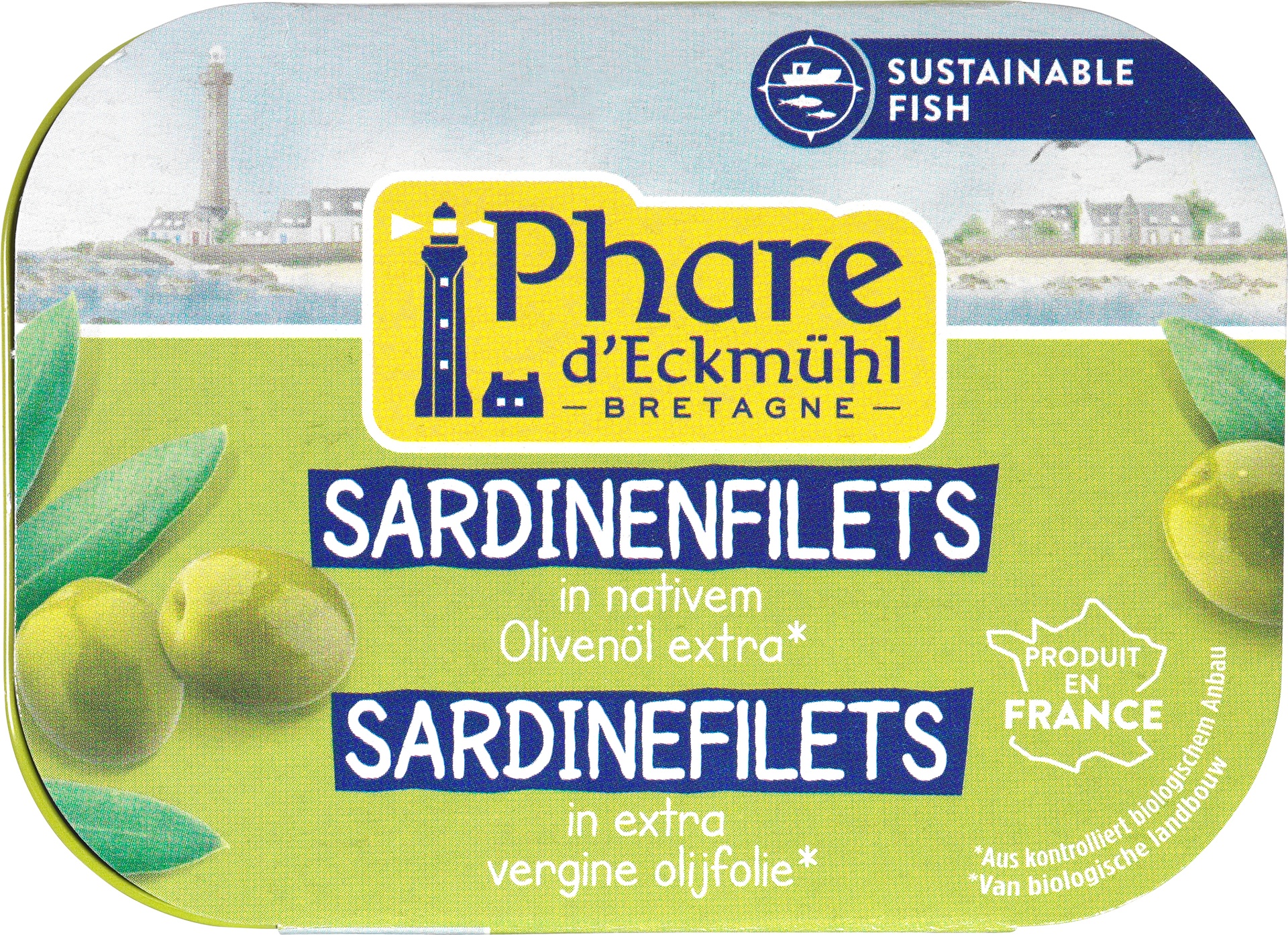 File de Sardine în Ulei de Măsline Bio, 100g