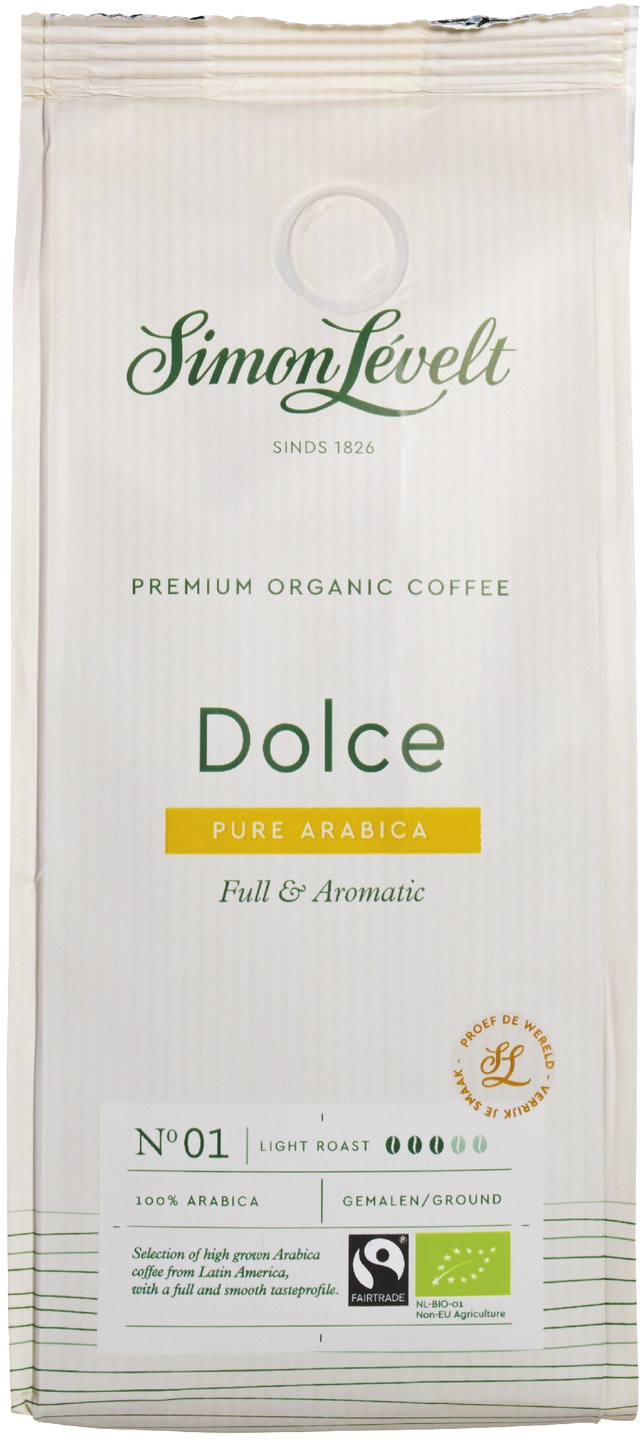 Cafea Măcinată Dolce ECO, Simon Levelt – 250g