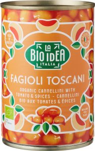 Fasole Cannellini în Sos de Roșii (Fagioli Toscani) ECO, 400g