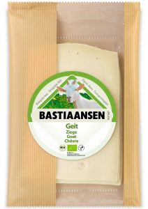Brânză de Capră Tânără ECO în Felii, Bastiaansen – 150g