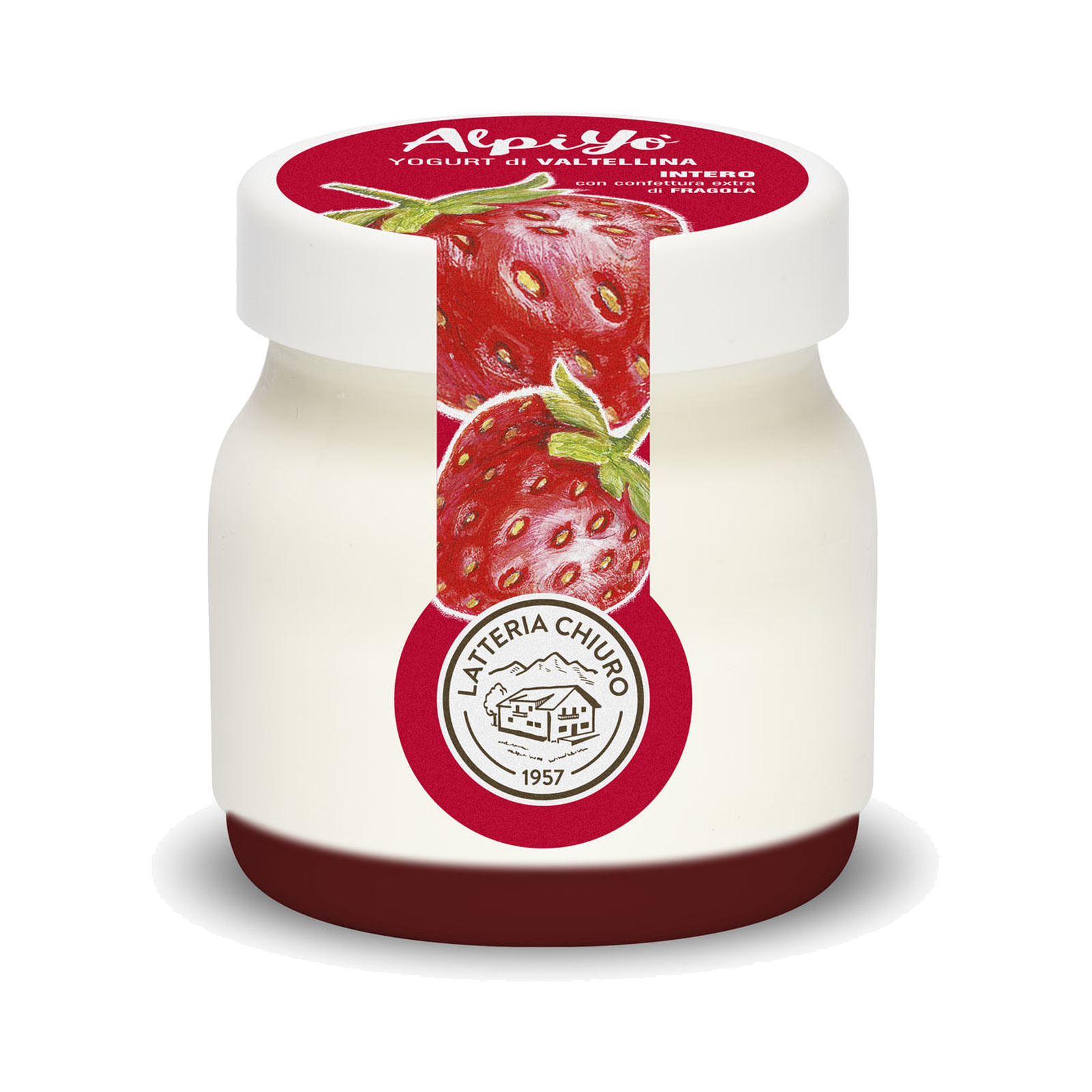 Iaurt AlpiYo cu Căpșune, 125g