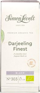 Ceai Negru Darjeeling Finest ECO – Simon Lévelt, 20 Plicuri
