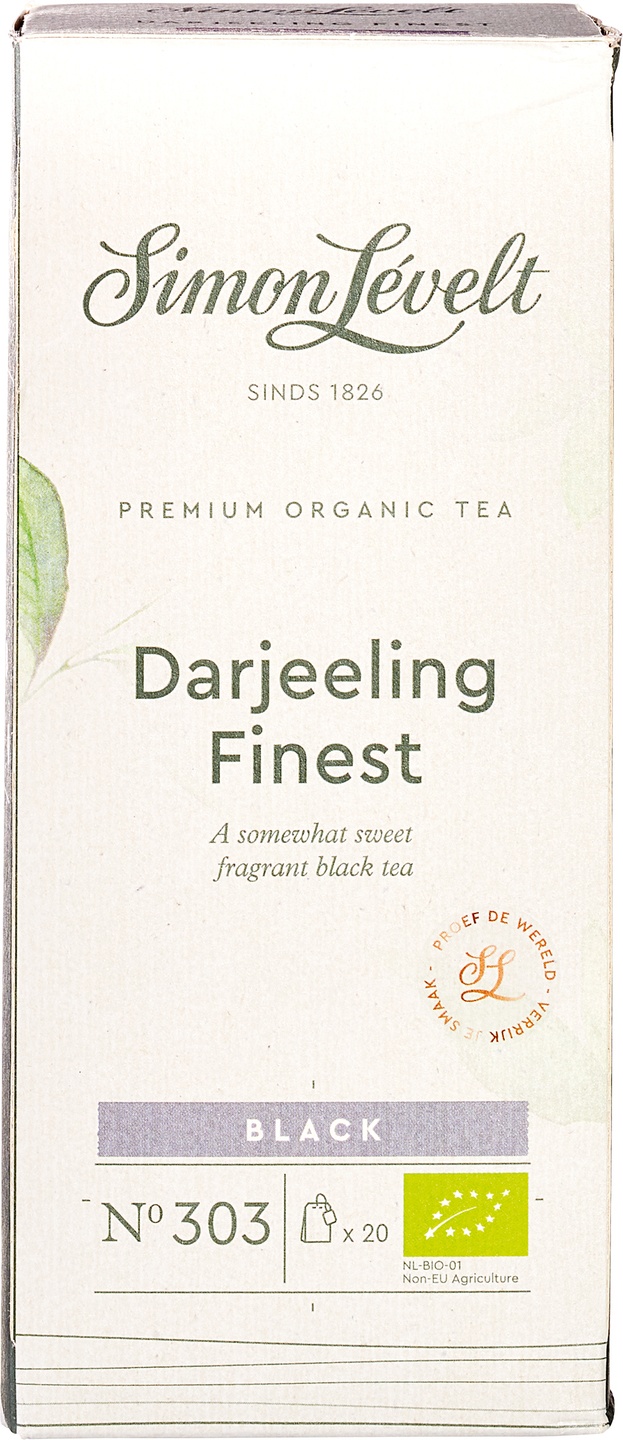 Ceai Negru Darjeeling Finest ECO – Simon Lévelt, 20 Plicuri