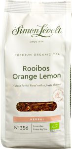 Ceai Rooibos cu Portocală și Lămâie ECO – Simon Lévelt, 110g
