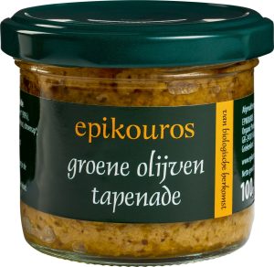 Tapenadă de Măsline Verzi BIO – Epikouros, 100g