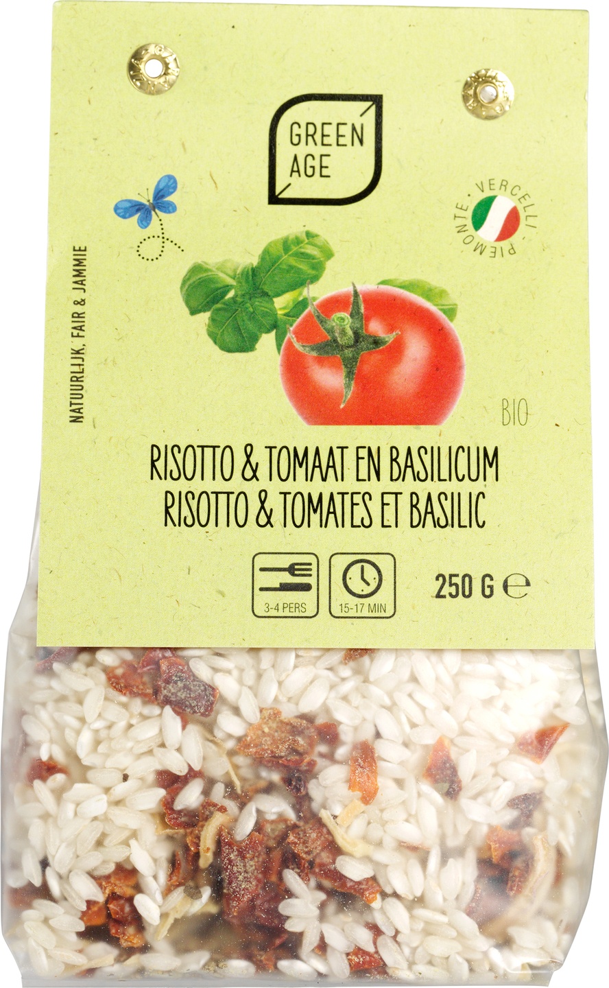 Risotto cu Roșii și Busuioc ECO, 250g