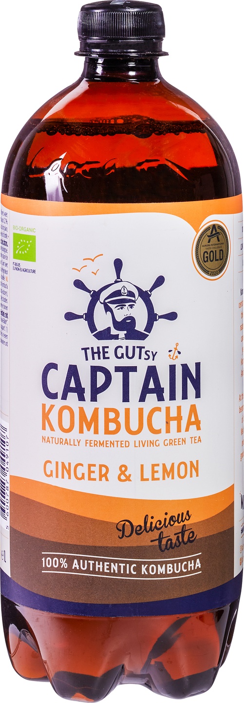 Kombucha Ghimbir & Lămâie ECO, 1000ml