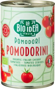 Roșii Cherry în Suc Tomat ECO, 400g