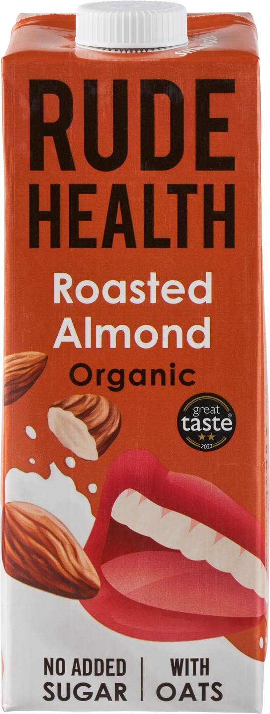 Băutură Vegetală cu Migdale Prăjite și Ovăz BIO – Rude Health, 1L