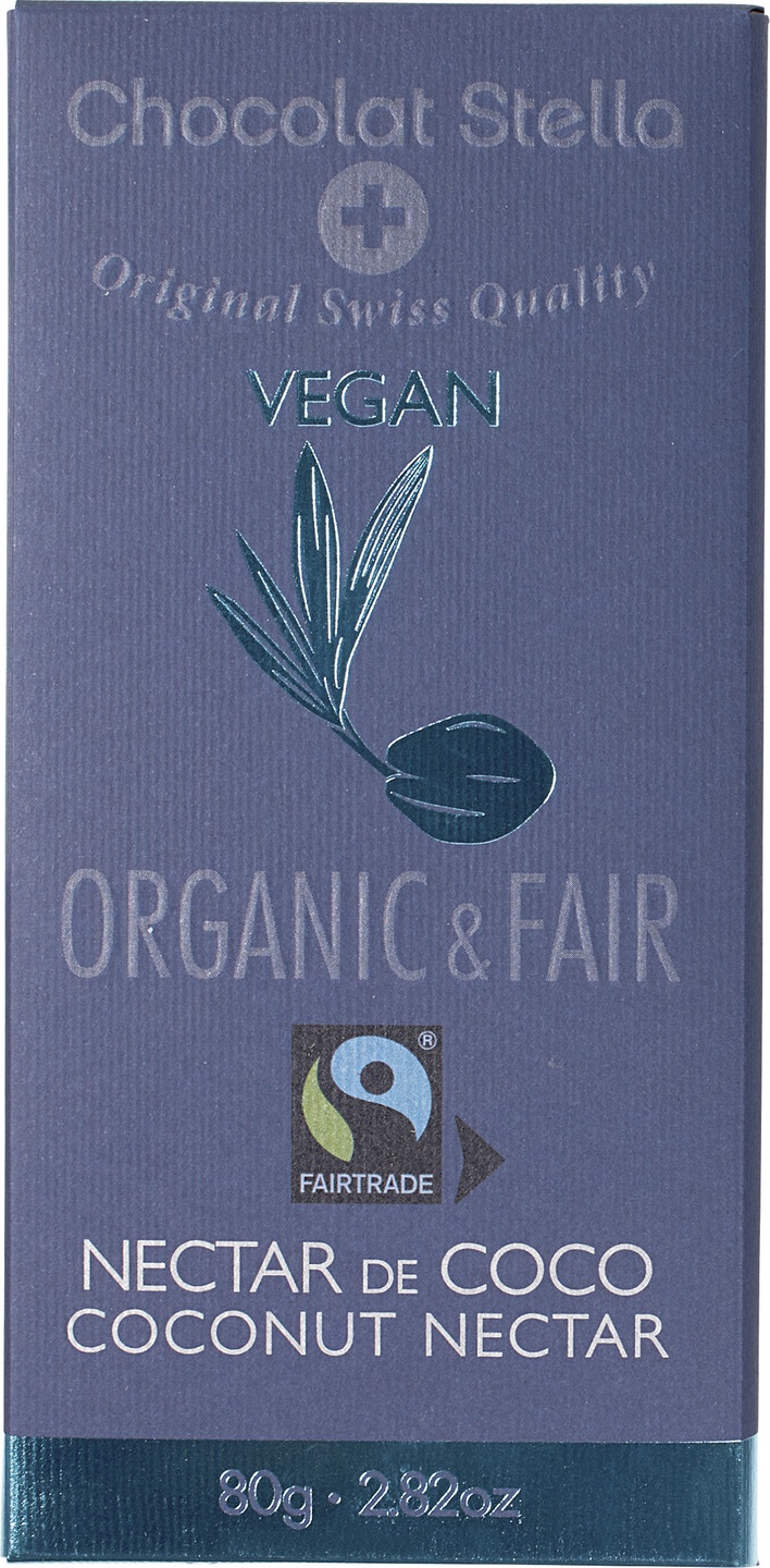Ciocolată Vegană cu Nectar de Cocos ECO, 80g