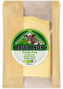 Brânză Gouda de Vacă Tânără ECO în Felii, Bastiaansen – 150g