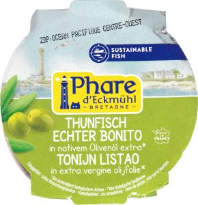 Ton Listao (Skipjack) în Ulei de Măsline BIO – Phare d'Eckmühl, 160g