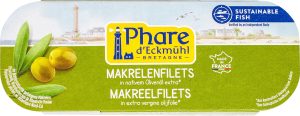 File de Macrou în Ulei de Măsline Bio, 150g