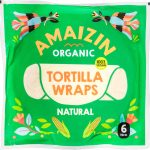 Foi de Tortilla BIO – Amaizin, 6 bucăți