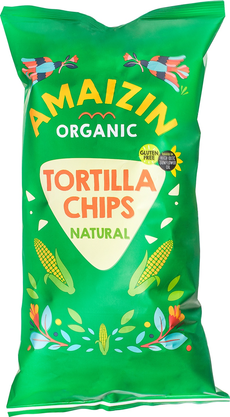 Tortilla Chips Natur ECO – Amaizin, 250g