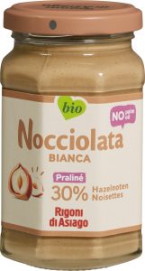 Cremă Tartinabilă Albă de Alune (Bianca) ECO, 250g