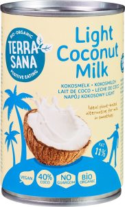 Lapte de Cocos Light pentru Gătit BIO – TerraSana, 400ml