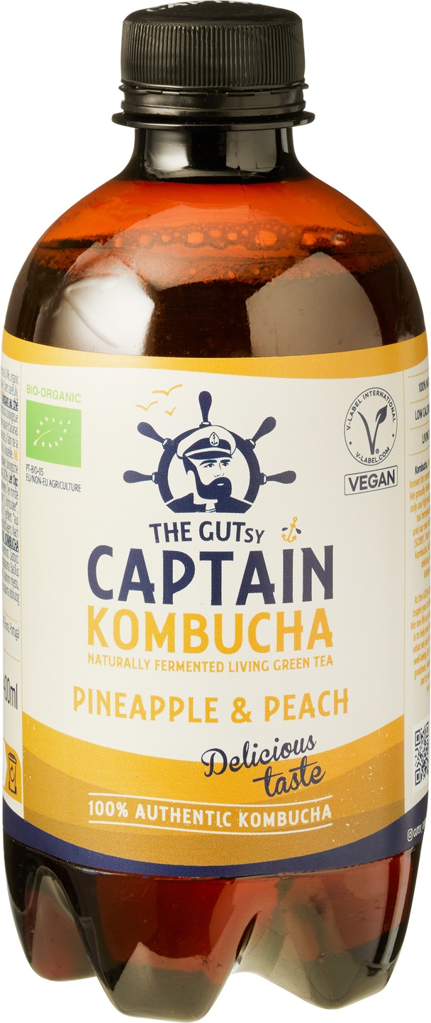 Kombucha Ananas & Piersică ECO, 400ml