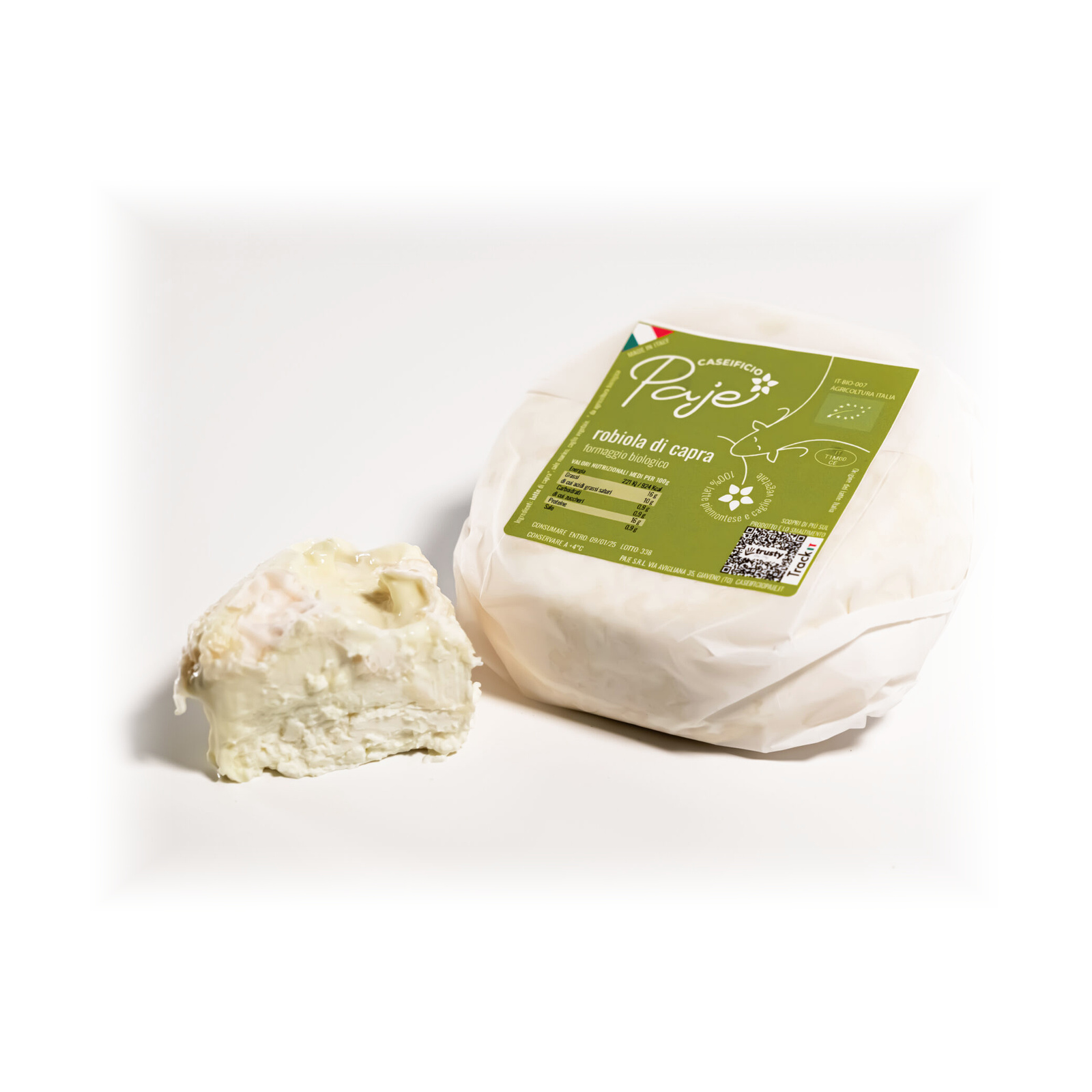 Robiola di Capra ECO – Brânză de Capră, 260g