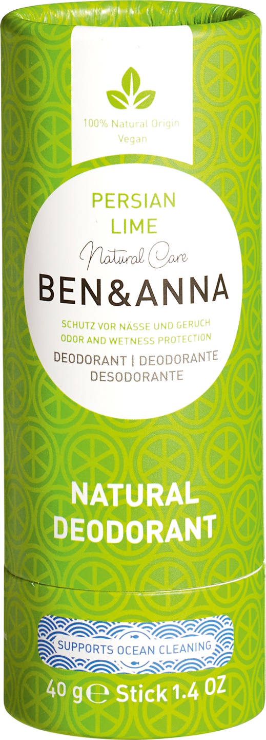 Deodorant Natural Stick Persian Lime – Ben & Anna, 60g