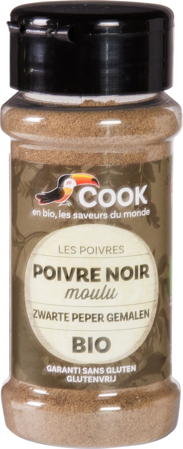 Piper Negru Măcinat ECO – Cook, 45g
