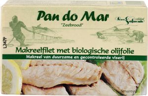 File de Macrou în Ulei de Măsline Bio, 120g