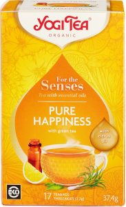 Ceai Verde Pure Happiness ECO – Yogi Tea, 17 Plicuri