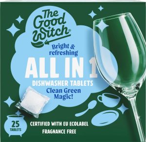 Tablete All-in-One pentru Mașina de Spălat Vase – The Good Witch, 25 bucăți