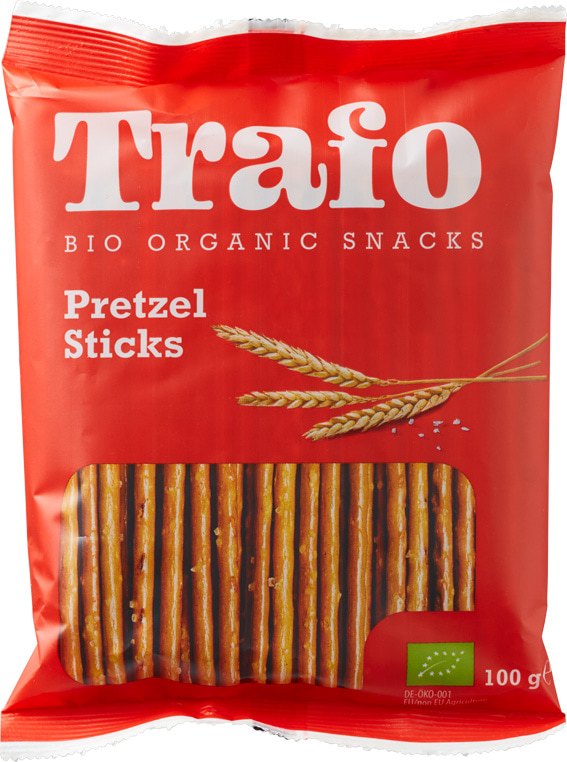 Sticks de Pretzel BIO (Sărate) – Trafo, 100g