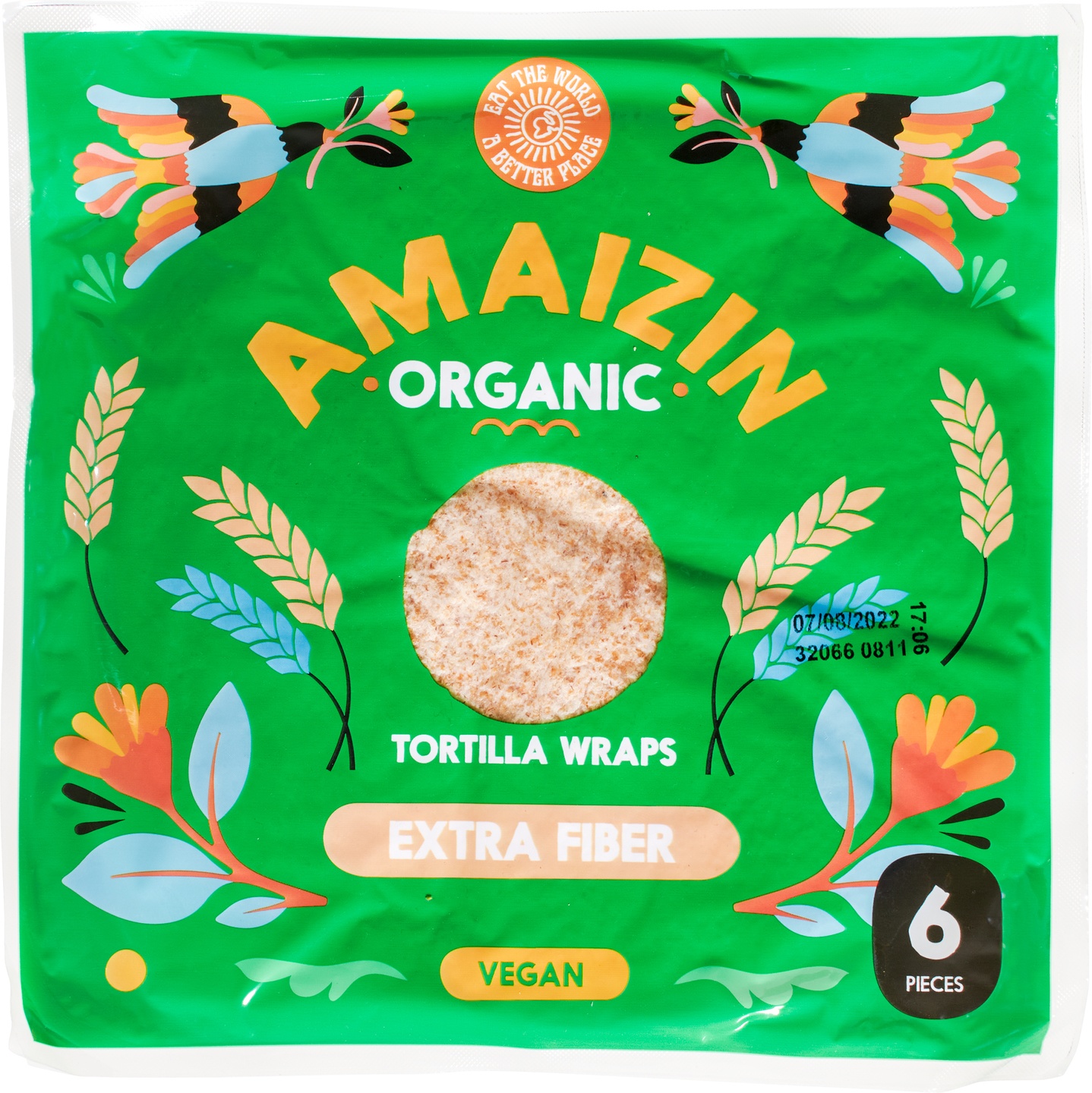 Foi de Tortilla cu Fibre ECO, 6 buc