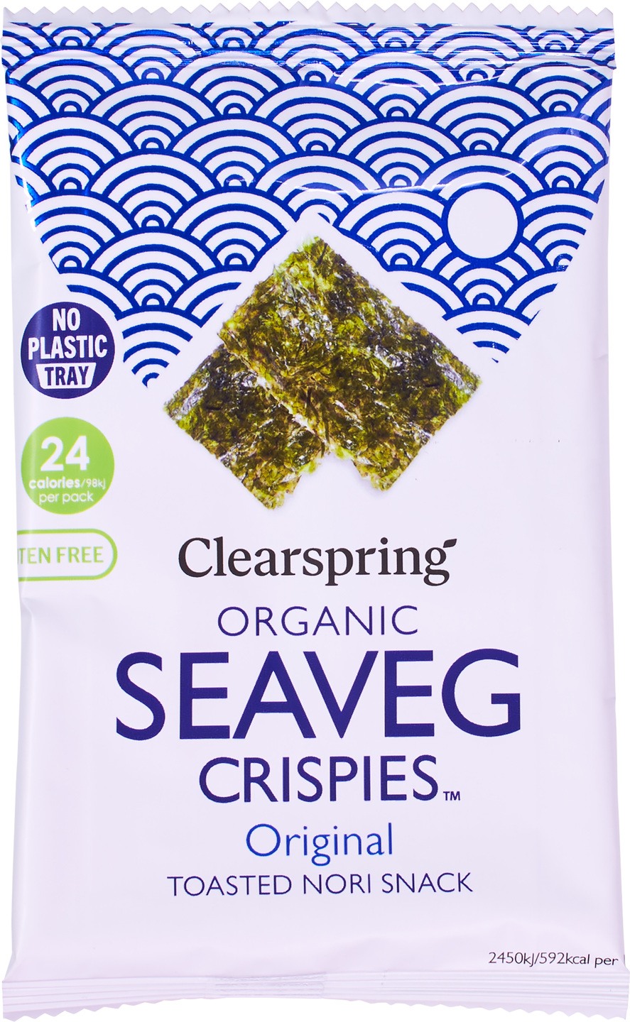 Snack din Alge Nori Original ECO, 4g – Clearspring