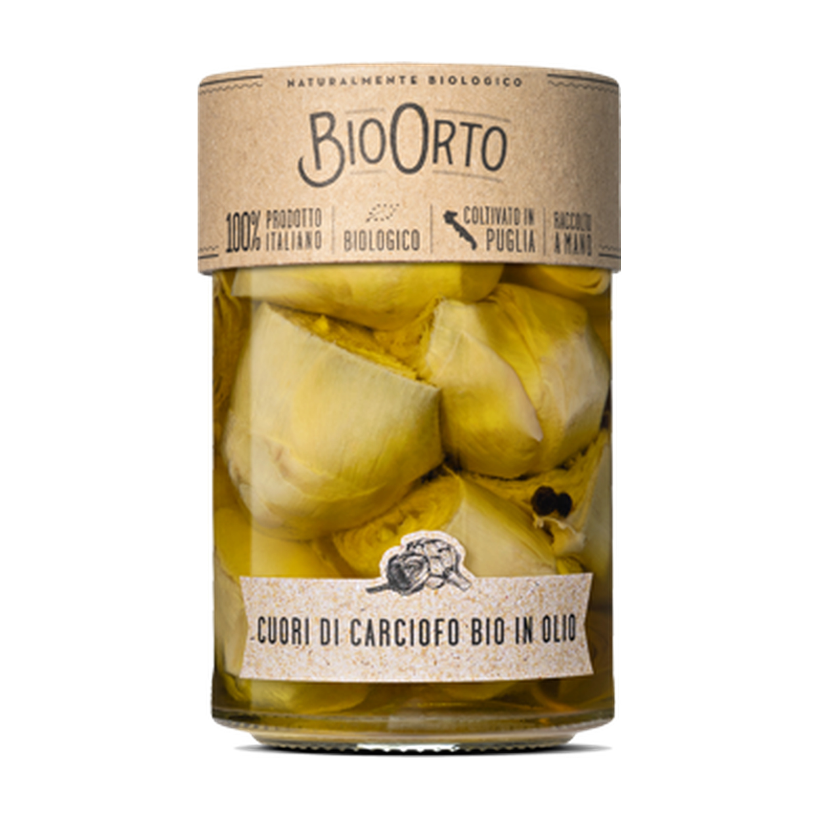 Inimi de Anghinare Întregi în Ulei ECO, 370g