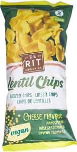 Chipsuri din Linte cu Aromă de Brânză ECO, 75g