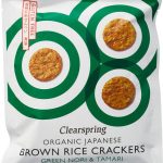 Crackers Japonezi din Orez Brun cu Nori și Tamari ECO, 40g
