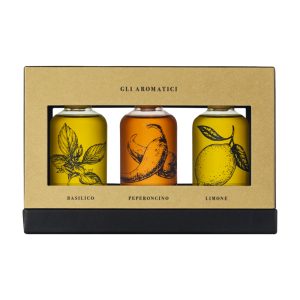 Pachet Cadou 3 Uleiuri de Măsline Aromatizate ECO, 3x100ml